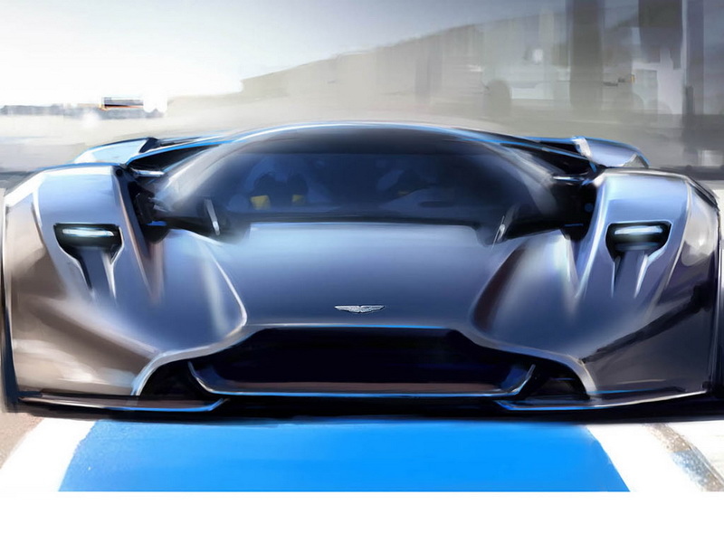 Aston Martin снарядил виртуальный прототип 800-сильным мотором - ФОТО