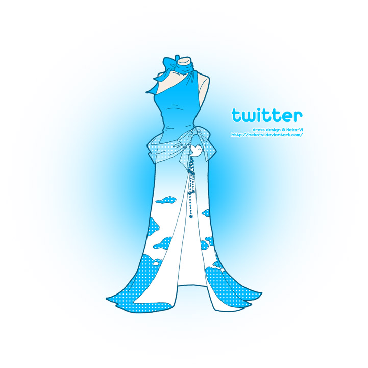 Новый писк моды: Популярные интернет-сервисы в виде платьев - ФОТОСЕССИЯ