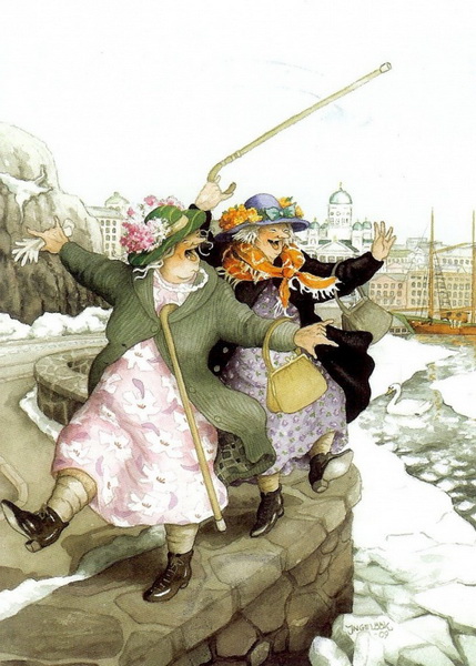 "Картинная галерея" Day.Az: Веселые финские бабки - ФОТО