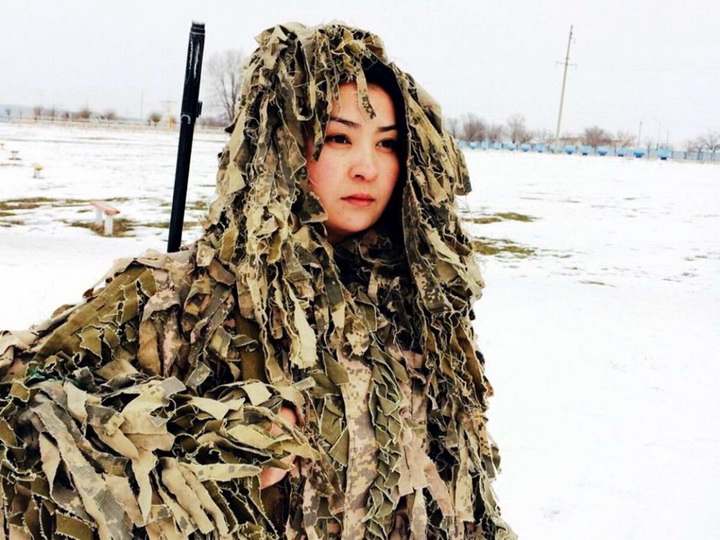 Девушки из армии Казахстана - ФОТОСЕССИЯ