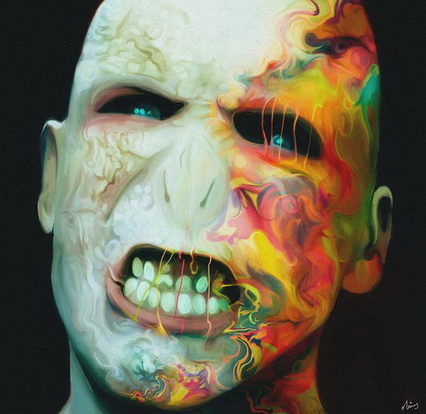 "Картинная галерея Day.Az": Психоделические картины комиксов - ФОТО