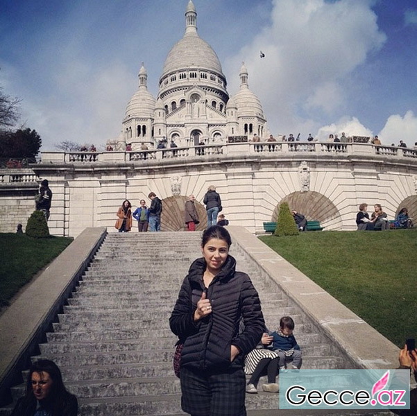 Azərbaycanlı teleaparıcının Paris macərası - FOTO