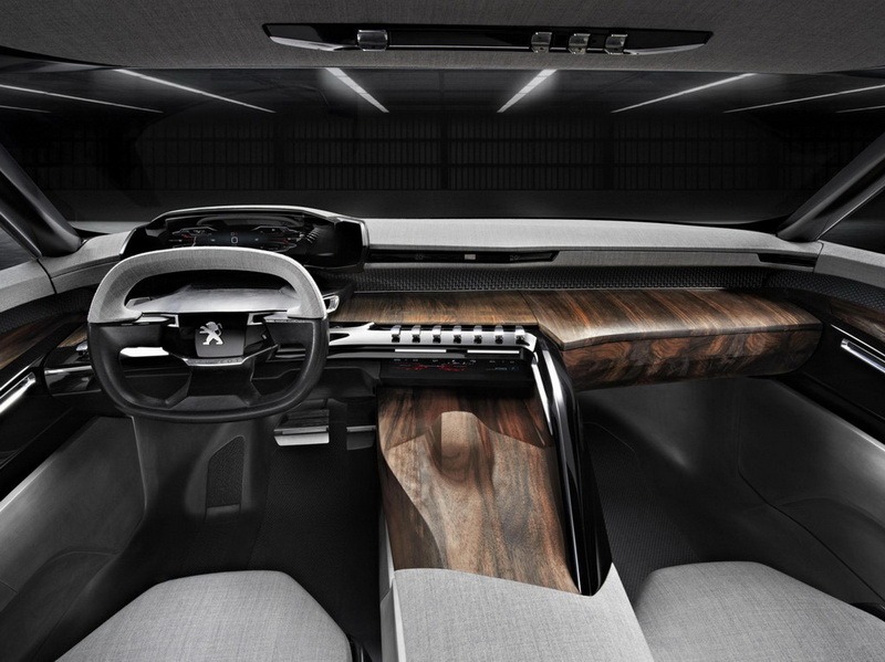 Концепт Peugeot для Китая - эбонитовое дерево, "акулья кожа" и 340 л.с. - ФОТО