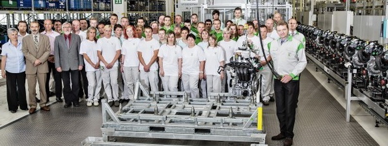 Производство новых трехцилиндровых бензиновых двигателей Skoda! - ФОТО