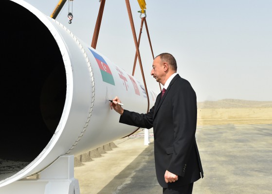 Президент Ильхам Алиев: ""Южный газовый коридор" будет приносить всем пользу, как минимум, на протяжении 100 лет" - ОБНОВЛЕНО - ФОТО