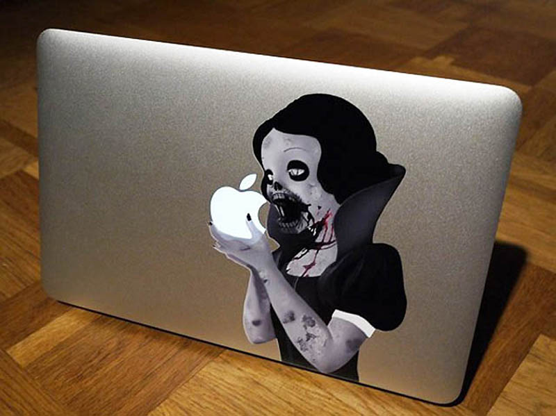 50 креативных наклеек на MacBook - ФОТОСЕССИЯ