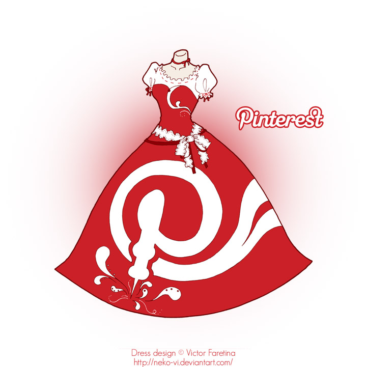 Новый писк моды: Популярные интернет-сервисы в виде платьев - ФОТОСЕССИЯ