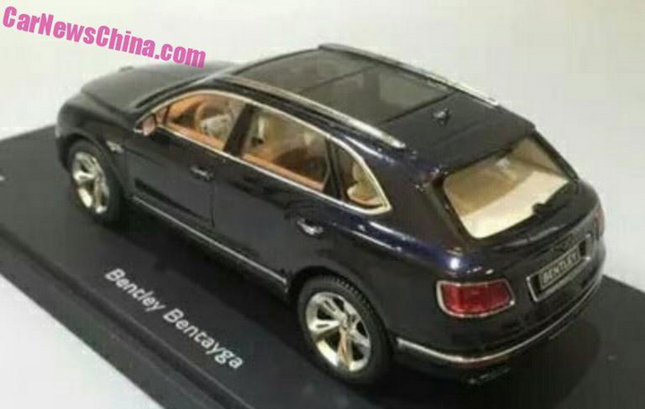 Первый кроссовер Bentley дебютировал в роли масштабной модели - ФОТО