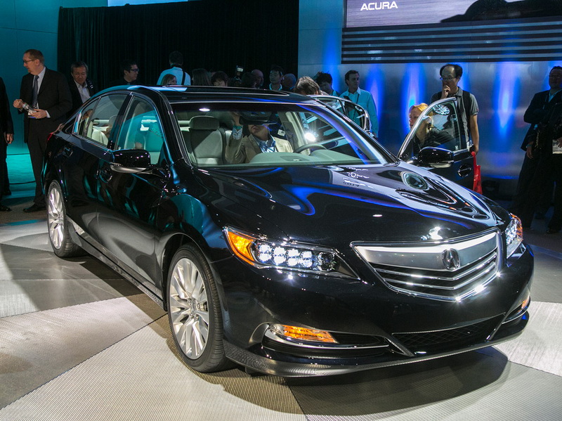 Серийный флагман Acura RLX представлен в Лос-Анджелесе - ФОТОСЕССИЯ