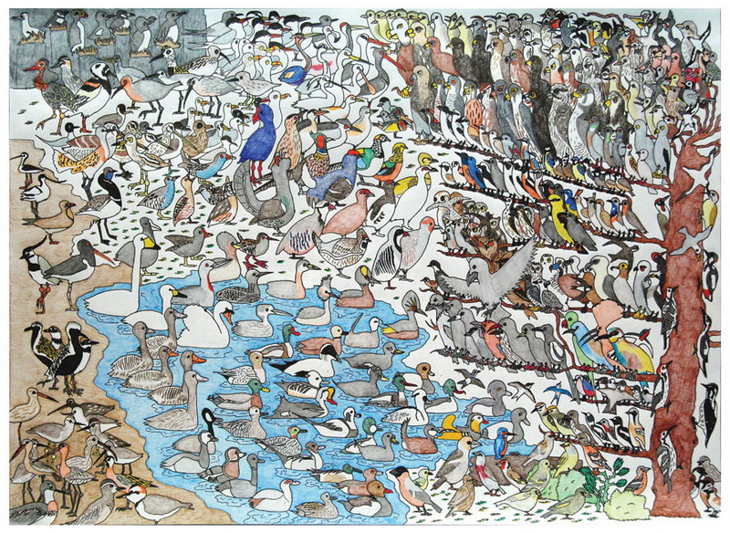 "Картинная галерея Day.Az": Рисунки художников-аутистов - ФОТО