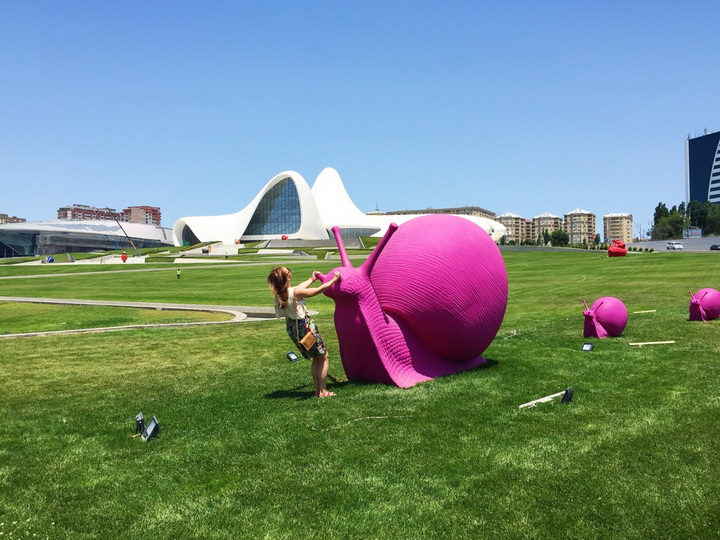 Центр Гейдара Алиева привел в восторг известного блогера - ФОТОГАЛЕРЕЯ
