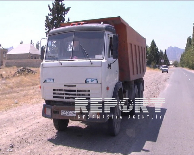 "Kamaz" hamilə qadını öldürdü - AZƏRBAYCANDA - FOTOLAR