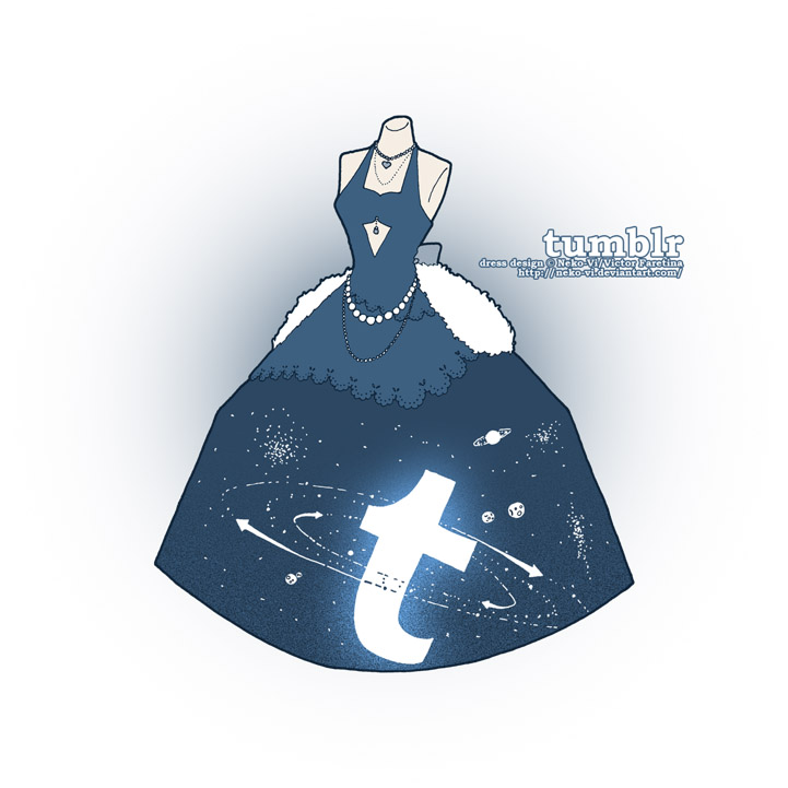 Новый писк моды: Популярные интернет-сервисы в виде платьев - ФОТОСЕССИЯ