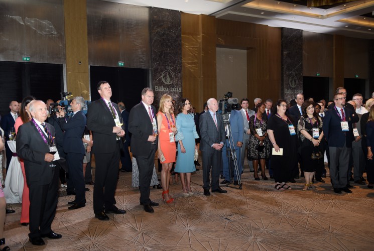 От имени Президента Ильхама Алиева и его супруги Мехрибан Алиевой организован прием для членов Олимпийской семьи - ОБНОВЛЕНО - ФОТО