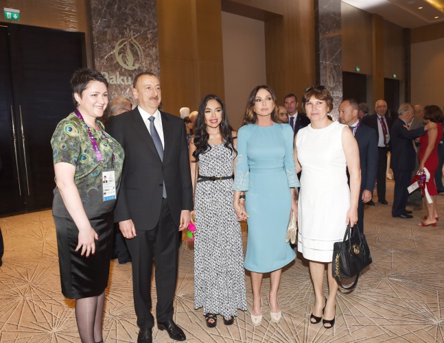 От имени Президента Ильхама Алиева и его супруги Мехрибан Алиевой организован прием для членов Олимпийской семьи - ОБНОВЛЕНО - ФОТО