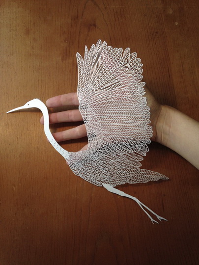 "Картинная галерея" Day.Az: Бумажные иллюстрации Мод Вайт - ФОТО