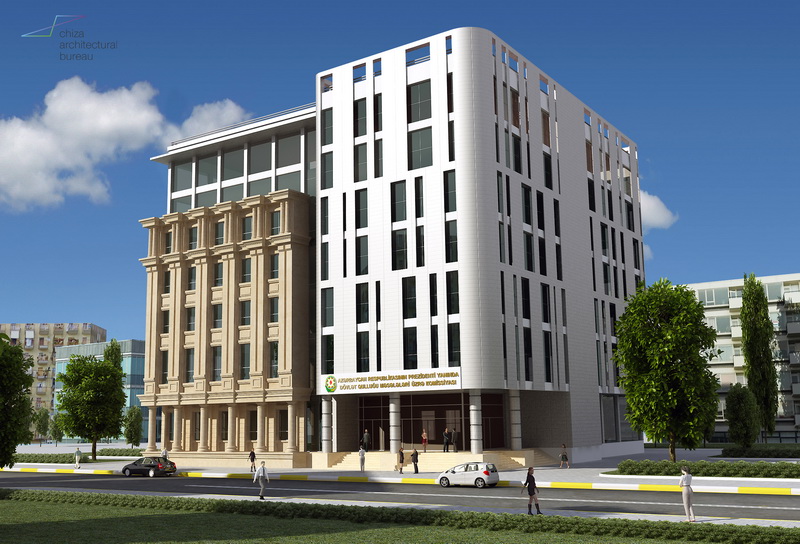 "Chiza Architectural Bureau" yeni inzibati binanın layihə işlərini aparıb - FOTO