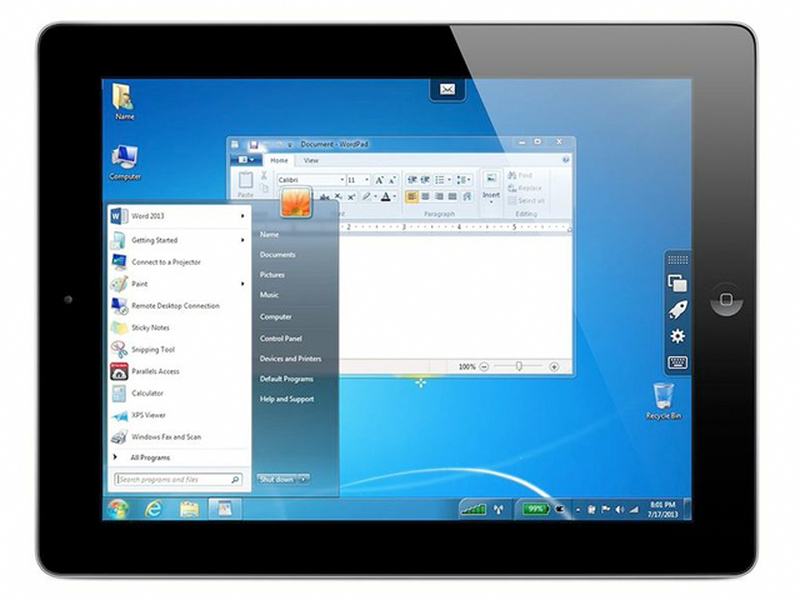 Домашний ПК уместили в iPad - ФОТО