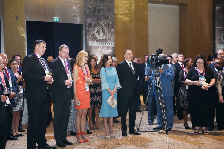 От имени Президента Ильхама Алиева и его супруги Мехрибан Алиевой организован прием для членов Олимпийской семьи - ОБНОВЛЕНО - ФОТО
