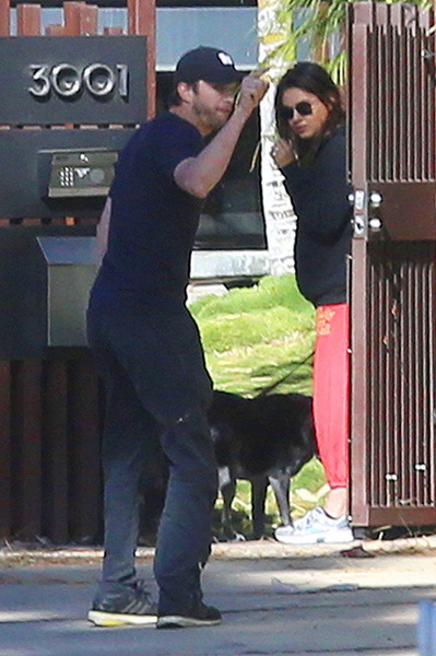 Папарацци довели беременную Милу Кунис до истерики - ФОТО