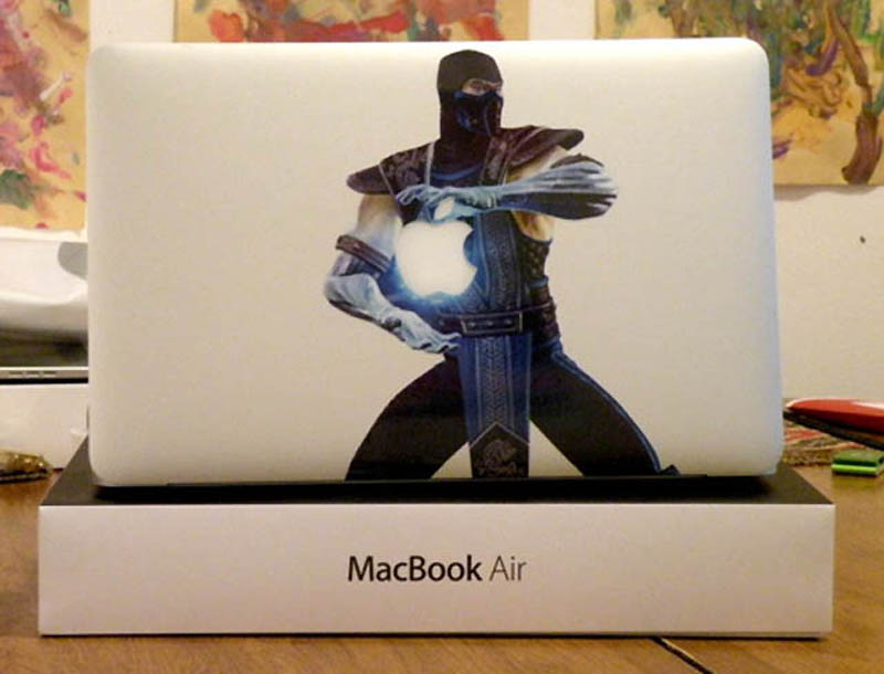 50 креативных наклеек на MacBook - ФОТОСЕССИЯ
