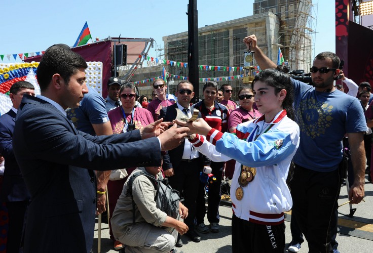 Факел Евроигр доставлен в Уджар - ФОТО