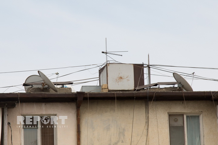 Binaların damında su çəni qoyanlara - CƏZA - FOTOLAR