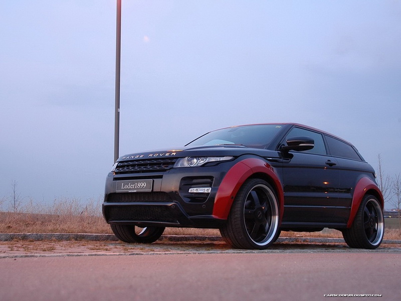 Range Rover Evoque получил экстремальную "обувь" - ФОТОСЕССИЯ