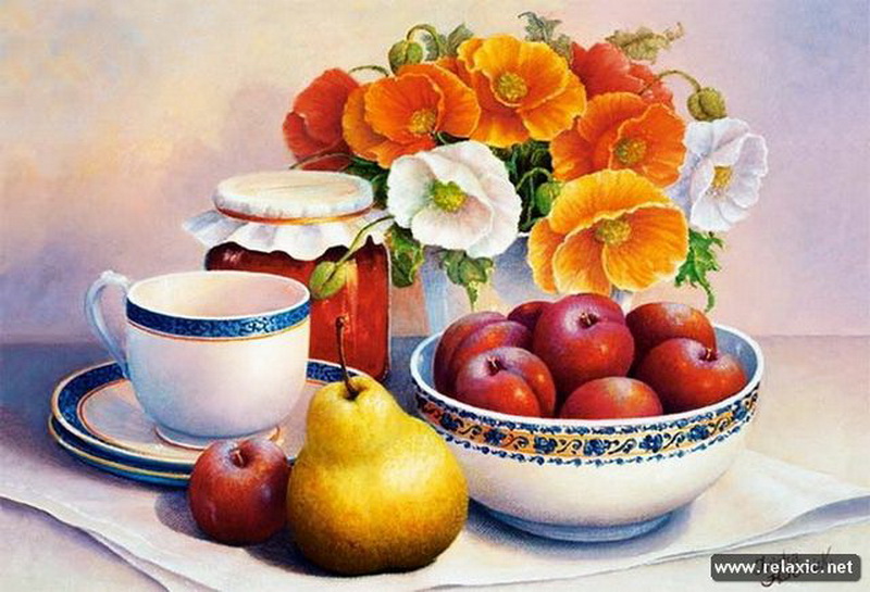 "Картинная галерея Day.Az": "Ожившие" цветы и фрукты - ФОТО