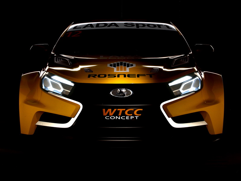 Гоночная Lada Vesta WTCC выйдет на трек в 2015 году - ФОТО