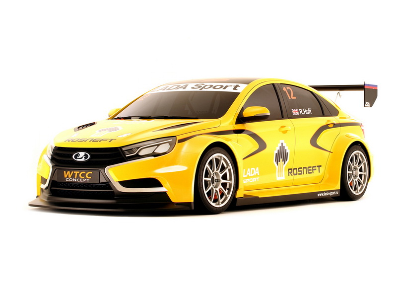 Гоночная Lada Vesta WTCC выйдет на трек в 2015 году - ФОТО