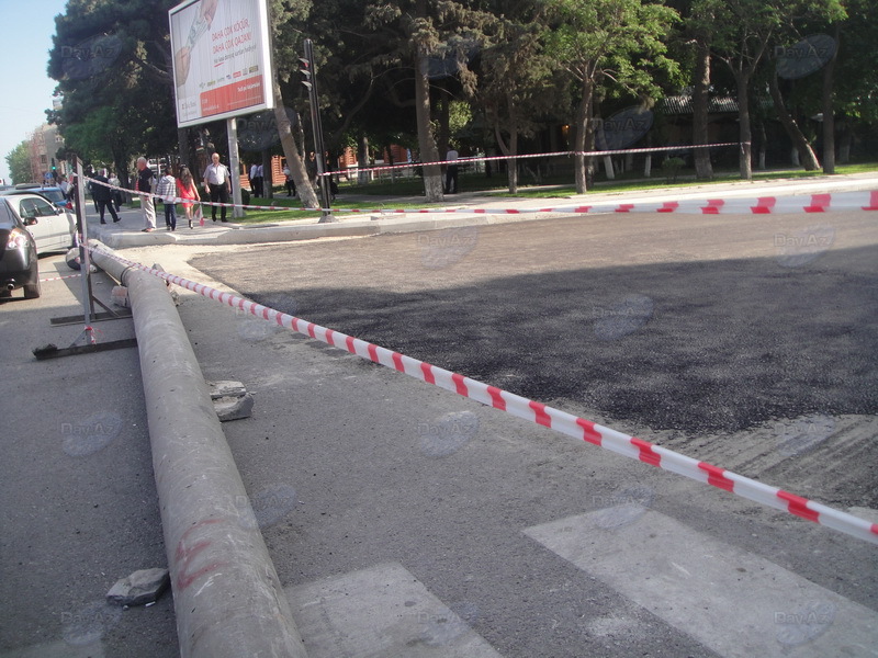 На ряде улиц Баку ограничено движение автомобилей – ФОТО