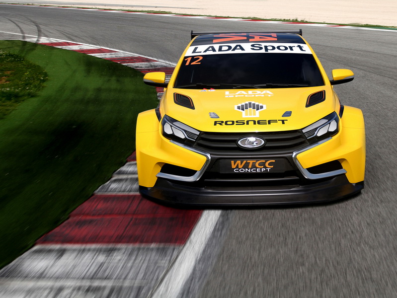 Гоночная Lada Vesta WTCC выйдет на трек в 2015 году - ФОТО
