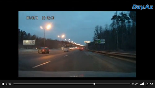 Toyota Camry спровоцировал ДТП - ВИДЕО