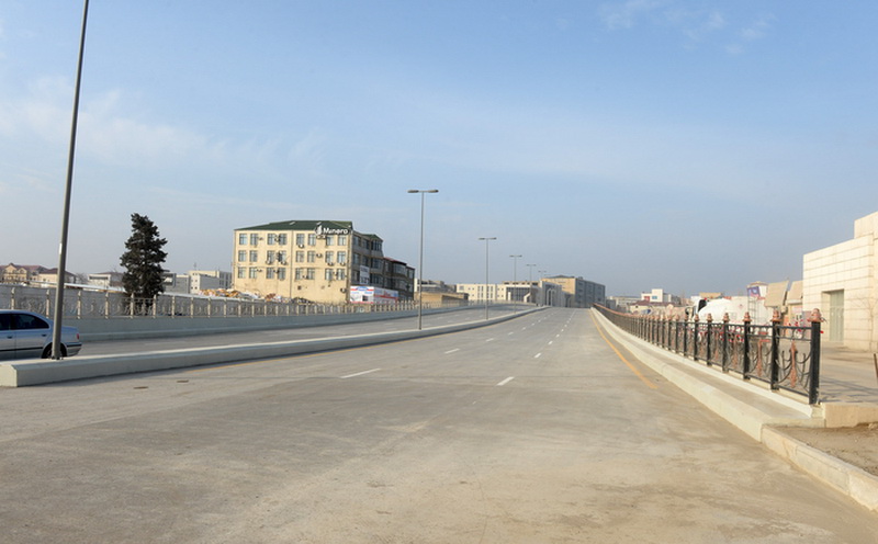 Президент Ильхам Алиев ознакомился с ходом строительных работ на дорожных узлах на проспекте Зии Буниятова - ОБНОВЛЕНО - ФОТО