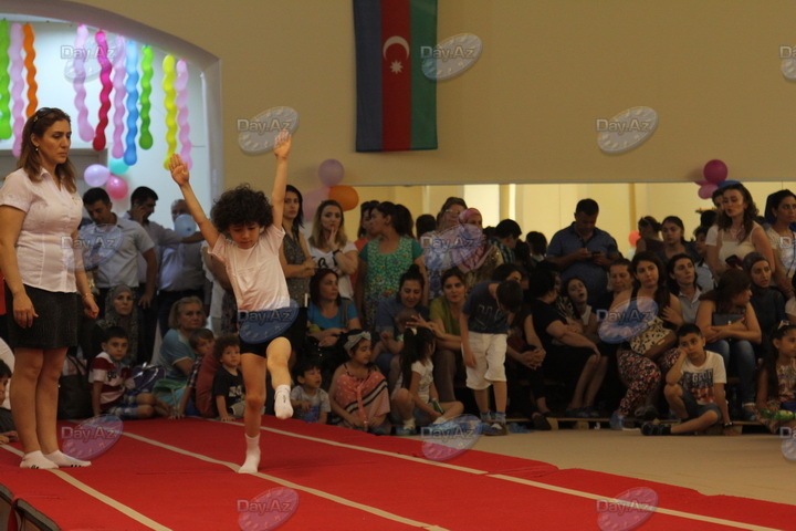 Будущие победители. Один день в Бакинской школе гимнастики - РЕПОРТАЖ - ФОТО