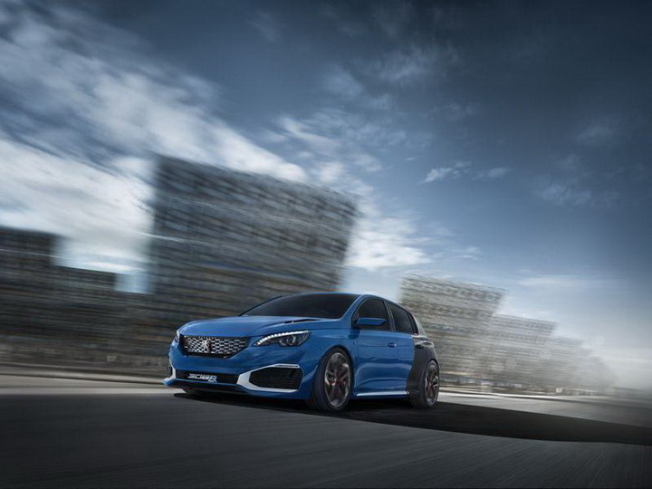 Peugeot 308 R стал гибридным и 500-сильным - ФОТО