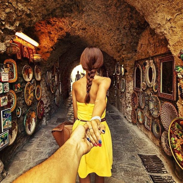 Знаменитый Instagram-проект "Следуй за мной" в Баку - ФОТО