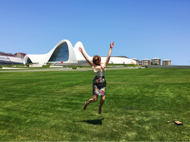 Центр Гейдара Алиева привел в восторг известного блогера - ФОТОГАЛЕРЕЯ