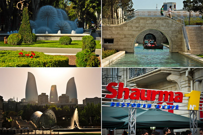 Прогулка российского блогера по Баку - ФОТО