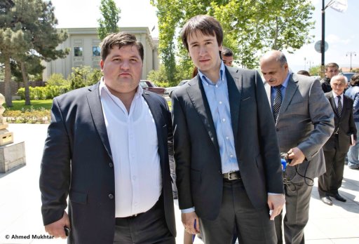 Карлсен и Раджабов открыли шахматную школу в Шамкире - ФОТО