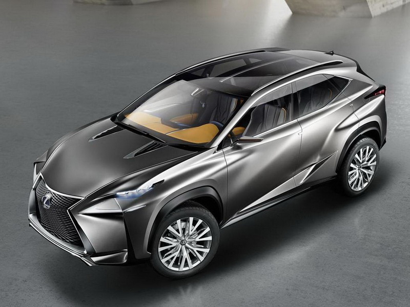 Концептуальный кроссовер Lexus прозвали "скомканной бумажкой" - ФОТО