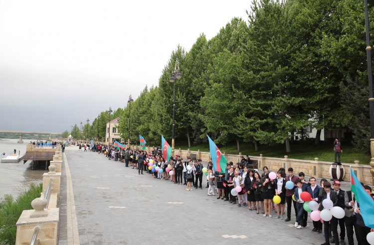 Факел Евроигр доставлен в Евлах - ФОТО - ВИДЕО