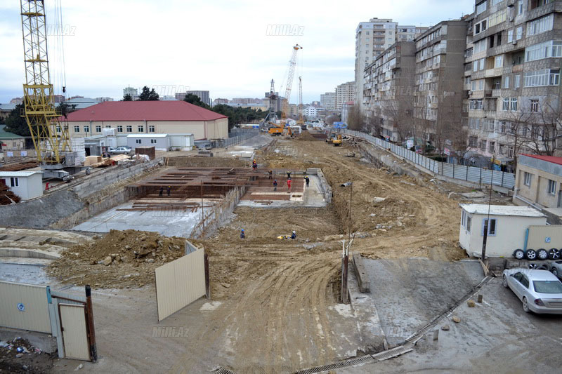 Inşası gedən metro stansiyası nə vaxt təhvil veriləcək? – FOTO