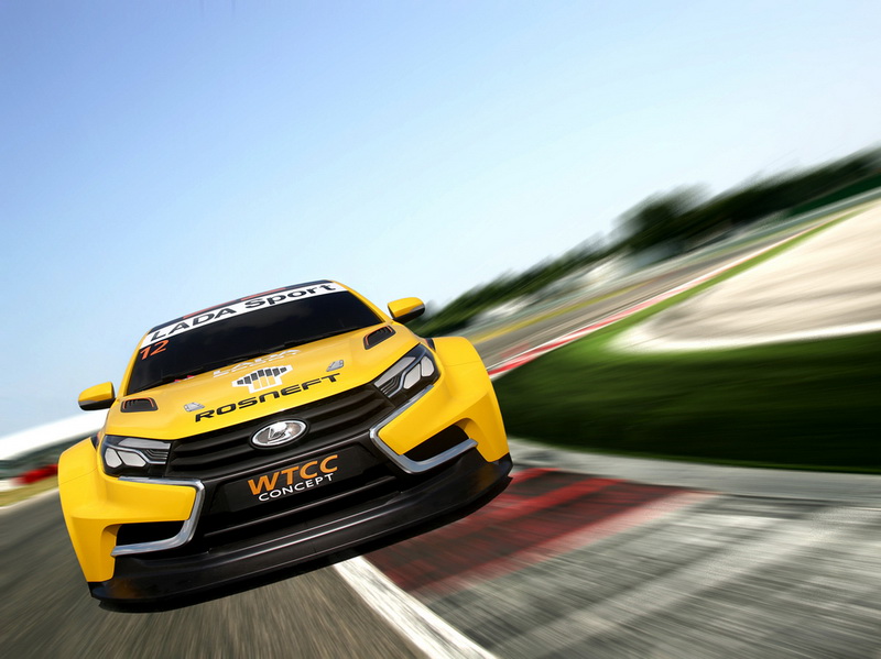 Гоночная Lada Vesta WTCC выйдет на трек в 2015 году - ФОТО