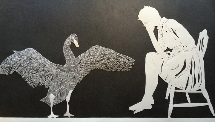 "Картинная галерея" Day.Az: Бумажные иллюстрации Мод Вайт - ФОТО