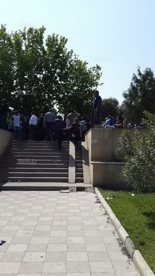 Вот что осталось от сгоревшего в Баку жилого дома - ФОТО