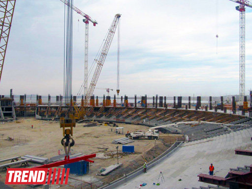 Названы сроки завершения строительства Олимпийского стадиона в Баку - ФОТО