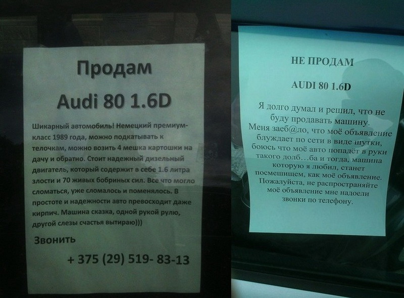 Шедевральные объявления: душевный копирайтинг - ФОТОСЕССИЯ