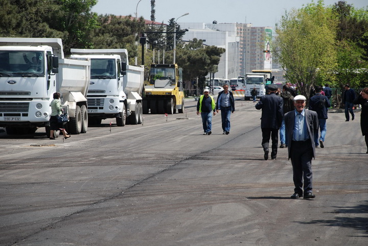 Bakıda daha bir yol açılır - FOTO